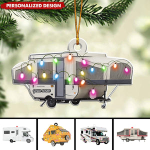 Personalized Camping Car Christmas Ornament-Gifts For Camping Lovers