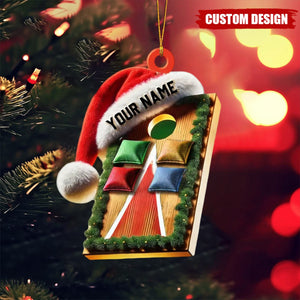 Personalized Cornhole Ornament-Gift For Cornhole Lovers