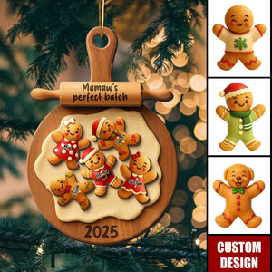 Personalized Gingerbread Family Christmas Ornament-Gift For Family