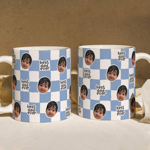 Personalized Best Dad Ever Retro Mug - Gift For New Dads & Father’s Day