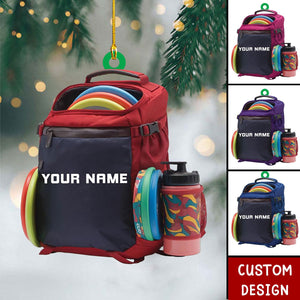 Personalized Disc Golf Acrylic Christmas Ornament - Gift For Disc Golf Lovers - New Release