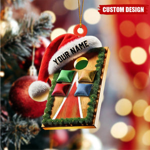 Personalized Cornhole Ornament-Gift For Cornhole Lovers