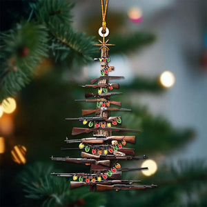 Hunting Christmas Tree Ornament, Gift for Hunters - 2024 New Release
