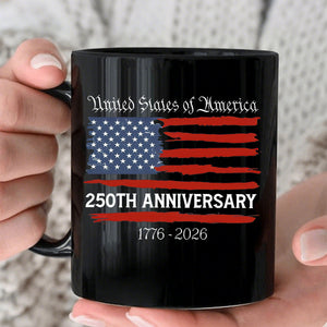 USA 250th Anniversary Patriotic Semiquincentennial Mug