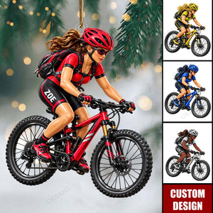 Personalized Just a Girl Who Loves Cycling, Cyclist Gift, Bike Lover Gift, Creative Girl Gift, Gift for Riders and Biking Lovers