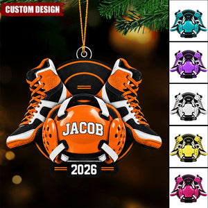 Personalized Wrestling Christmas Ornament - Gift for Wrestlers