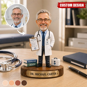 Personalized Doctor Acrylic Plaque, Photo Doctor Figurine