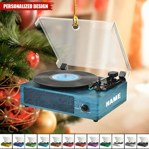 2024 New Release Personalized Vinyl Record Christmas Ornament-Gift For Vinyl Record Lovers