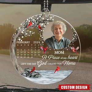My Heart Changed Forever - Personalized Memorial Car Ornament