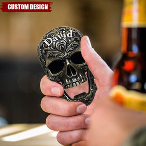 Cool Skull Bottle Opener - Personalized Beer Bottle Opener