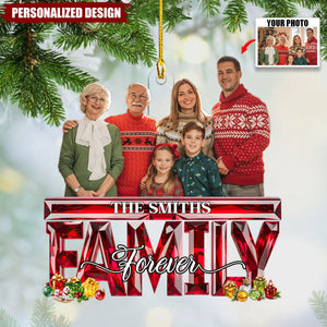 Personalized Photo Family Forever-Gift For Family Member