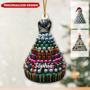 Personalized Golf tree Ornament-Gifts For Golf Lovers-2024 New Release