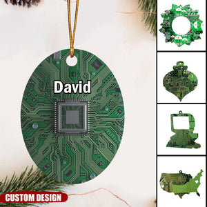 2024 New Release Personalized Circuit Board Ornament