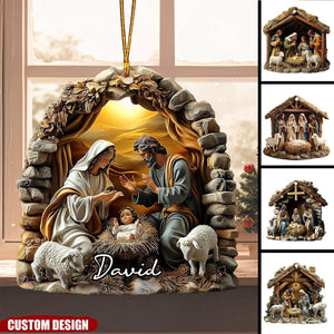 Personalized Nativity Scene Christmas Ornament-2024 New Release
