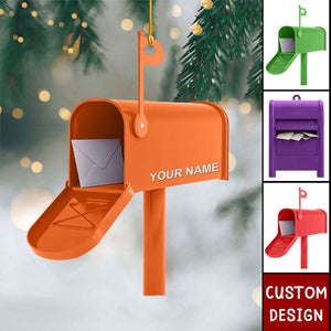 Personalized Mailbox Christmas Ornament - Gift For Post Office