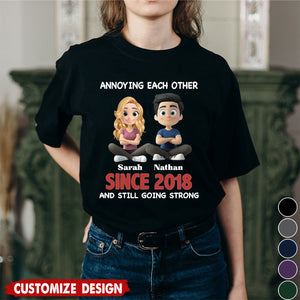 Together Forever - Personalized Unisex T-shirt - Gift For Couple