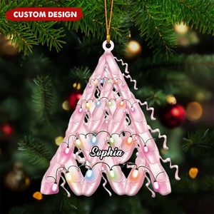 Personalized Ballet Shoes Christmas Ornament, Gift For Ballet Dancers - New Release