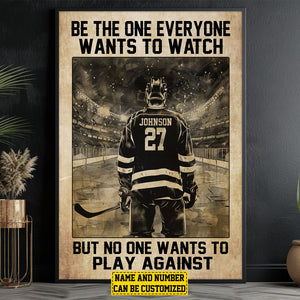 Okbands New Release-Personalized Hockey Poster- Gift For Hockey Lovers