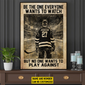 Okbands New Release-Personalized Hockey Poster- Gift For Hockey Lovers
