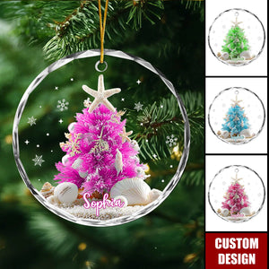 Personalized Sea Theme Christmas Ornament