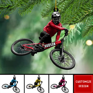Personalized Mountain Bike Christmas Ornament Gift for Biker-New Release