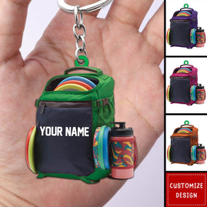 New Release Personalized Disc Golf Acrylic Keychain-Gift For Disc Golf Lovers