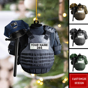 Personalized Police Christmas Ornament Gift For Police Officer - 2024 New Release