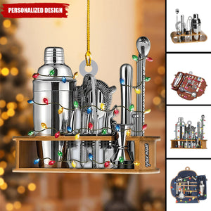 2024 New Release Personalized Alcohol Drink Shaker Ornament