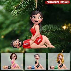 Personalized Naughty Couple Ornament - Gifts For Couple