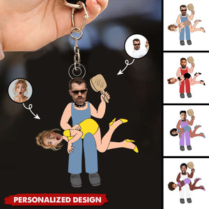 Funny Couple Personalized Keychain