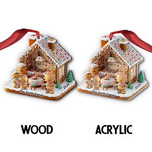 Ginger Bread Family - Personalized Family Ornament