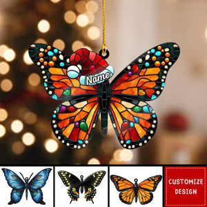 Personalized Butterfly Christmas Ornament-Gift for Butterfly Lover-2024 New Release