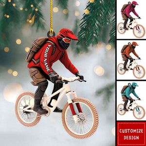 Personalized Mountain Bike Ornament - 2024 New Release