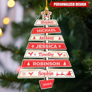 2024 New Release Family Tree-Personalized Acrylic Ornament