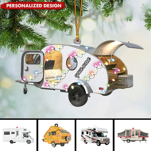 Personalized Camping Car Christmas Ornament-Gifts For Camping Lovers