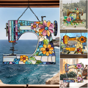 Cute Sewing Machine Suncatcher Ornament-Mother's Day Gift