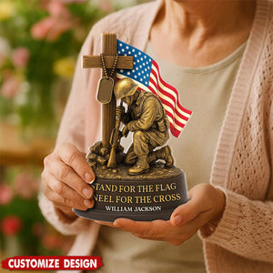 Veterans Military Acrylic Plaque - Personalized Gifts For Veteran