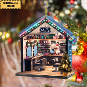 Personalized Hair Salon Ornament-Gift for Hairstylist-2024 New Release