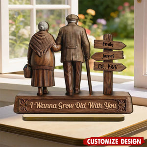 Personalized Wooden Plaque -Gift for Couple