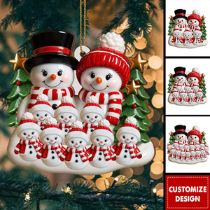 Create A Heartwarming Family Christmas, Personalized Wood Ornament, Gift For Family