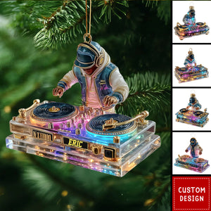 Personalized DJ Design Ornament- Gift For DJ Lovers