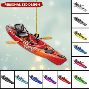 New Release Personalized Kayak Ornament-Gifts For Water Sports Enthusiasts