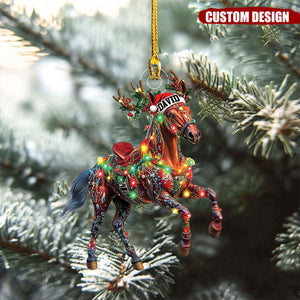 Personalized Horse Christmas Ornament - 2024 New Release