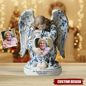 In Loving Memory Angel - Personalized Memorial Acrylic Plaque