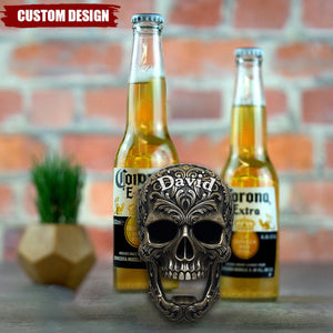 Cool Skull Bottle Opener - Personalized Beer Bottle Opener