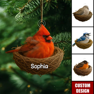 Personalized Christmas Ornament For Bird Lover