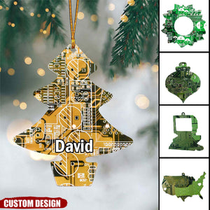 2024 New Release Personalized Circuit Board Ornament