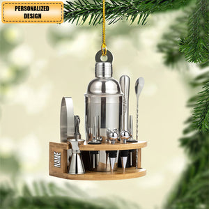 New Release Bartender-Personalized Christmas Ornament-Gift For Barmen Lover