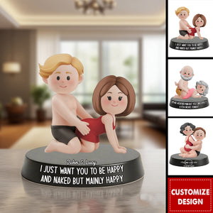 I Love You Either Way Works Funny - Personalized Couple Acrylic Plaque
