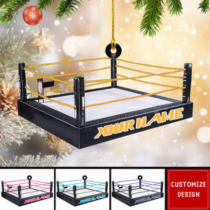 Personalized Wrestling Christmas Ornament Gift For Wrestler -New Release